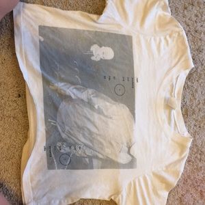 white twenty one pilots crop top